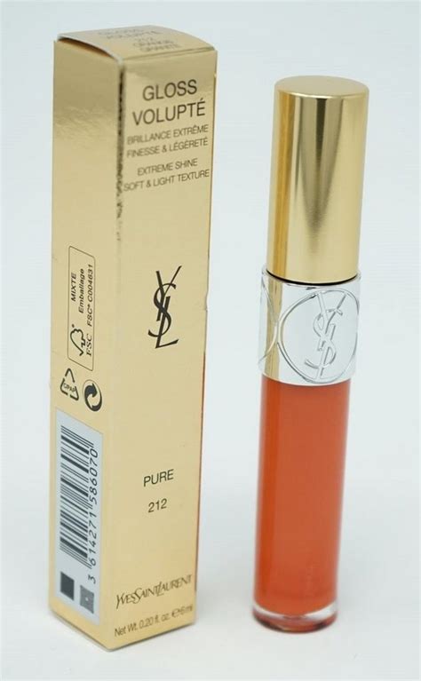 yves saint laurent gloss volupte fushia orange